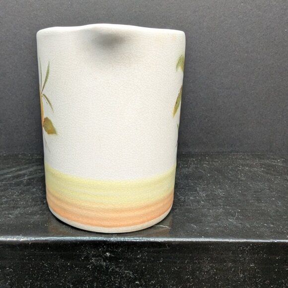 Vintage Harmony House Iron Stone 4264 Tangerine Pattern 8 Oz Creamer - Picture 3 of 8